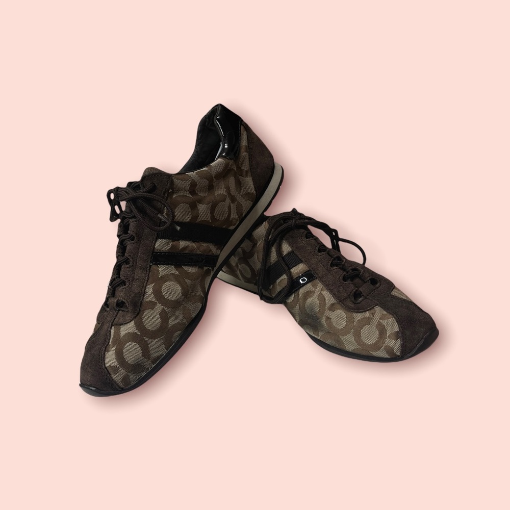 COACH Kathleen Brown Signature Sneakers! ❤️